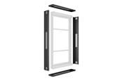 Wandhalterungen, AV-Halterungen & AV-Möbel - Multibrackets M mounting kit - for digital signage display - frame 100% anti-corrosion anti-theft - black - Max 63 kg - recommended for 49" - 7340234812936
