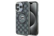 Handys - Cover & Cases - Karl Lagerfeld IML Monogram Karl & Choupette Head MagSafe Case for iPhone 15 Pro Max - Black - 3666339284916