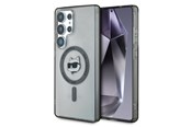 Handys - Cover & Cases - Karl Lagerfeld Button Choupette Head Printed Logo MagSafe Samsung Galaxy S25 Ultra case black - 3666339449940