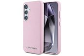 Handys - Cover & Cases - Karl Lagerfeld Saffiano Full Wrapped Elongated Metal Logo MagSafe Case for Samsung Galaxy S25 - Pink - 3666339450267