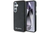Handys - Cover & Cases - Karl Lagerfeld Saffiano Full Wrapped Elongated Metal Logo MagSafe Case for Samsung Galaxy S25+ - Black - 3666339450243