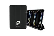 Tablets - Cover & Case - Karl Lagerfeld Saffiano Magnetic Karl & Choupette iPad Pro 11" 2024 Book Cover Case - Black - 3666339388027