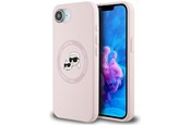 Handys - Cover & Cases - Karl Lagerfeld Silicone Karl&Choupette Heads MagSafe iPhone 16e Case - Pink - 3666339453695