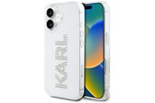 Handys - Cover & Cases - Karl Lagerfeld IML Rhinestones Logo iPhone 16 Case - Transparent - 3666339356644