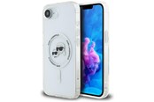 Handys - Cover & Cases - Karl Lagerfeld IML Metal Karl & Choupette Heads MagSafe iPhone 16e Case - White - 3666339453701