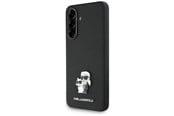 Handys - Cover & Cases - Karl Lagerfeld Saffiano Case w/ K&C Metal Logo for Samsung Galaxy A56 - Black - 3666339454500