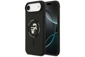 Handys - Cover & Cases - Karl Lagerfeld Silicone Karl&Choupette Ring MagSafe Case for iPhone 17 Air - Black - 3666339549541
