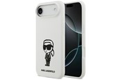Handys - Cover & Cases - Karl Lagerfeld Silicone Karl Sketch & Logo MagSafe Case for iPhone 17 Air - White - 3666339498580