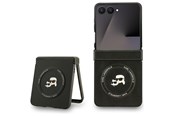 Handys - Cover & Cases - Karl Lagerfeld Karl&Choupette Pins MagSafe Case for Samsung Galaxy Z Flip 7 - Black - 3666339559366