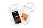 Handys - Cover & Cases - Tech-Protect UWC7 6.9" Waterproof Case - White - 5906302323944