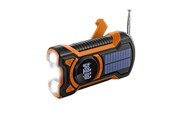 Powerbank (Akku) - Just in Case 5000mAh Emergency Radio with Solar - Black/Orange - 5000 mAh - 8774125