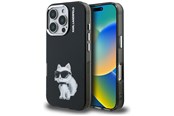 Handys - Cover & Cases - Karl Lagerfeld IML Aquarelle Choupette & Logo iPhone 16 Pro Case - Black - 3666339464400