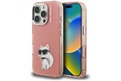 Handys - Cover & Cases - Karl Lagerfeld IML Aquarelle Choupette & Logo iPhone 16 Pro Case - Pink - 3666339464585