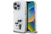 Handys - Cover & Cases - Karl Lagerfeld IML Aquarelle Karl & Choupette & Logo iPhone 16 Pro Case - White - 3666339464943