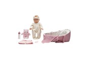 Puppen & Zubehör - Happy Friend Clara Doll 35cm with bassinet set - 504248