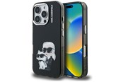 Handys - Cover & Cases - Karl Lagerfeld IML Aquarelle Karl & Choupette & Logo Case for iPhone 16 Pro Max - Black - 3666339464776