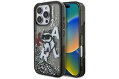 Handys - Cover & Cases - Karl Lagerfeld Liquid Glitter Choupette Logo Case for iPhone 16 Pro - Black - 3666339464042