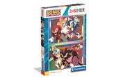 Puzzle - Clementoni Puzzle Sonic 2x60 pieces (2025) Boden - 24821