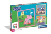 Puzzle - Clementoni Puzzle Peppa Pig 2026 3x48 pieces Boden - 25001C
