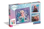Puzzle - Clementoni Puzzle Square Frozen 3x48 pieces (2025) Boden - 25021C