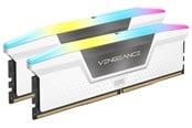 Arbeitsspeicher (RAM) - Corsair Vengeance RGB DDR5-6000 - 32GB - CL38 - Dual Channel (2 pcs) - AMD EXPO & Intel XMP - Weiß mit RGB - CMH32GX5M2D6000Z38W