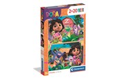 Puzzle - Clementoni Puzzle Dora The Explorer 2025 2x20 pieces Boden - 24827