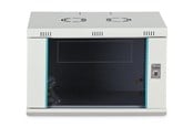 Rack-Gehäuse - DIGITUS DN-37100 - 7U Wall-Mounted Cabinet | 600x450mm | Glass Door | Unmounted - DN-37100