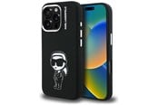 Handys - Cover & Cases - Karl Lagerfeld Silicone Karl Sketch MagSafe Case for iPhone 16 Pro - Black - 3666339462604