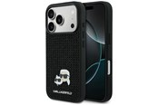 Handys - Cover & Cases - Karl Lagerfeld Rhinestones Karl&Choupette Pin Case for iPhone 17 Pro - Black - 3666339603335