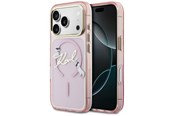 Handys - Cover & Cases - Karl Lagerfeld IML Choupettes Karl Script Logo MagSafe Case for iPhone 17 Pro Max - Pink - 3666339606220