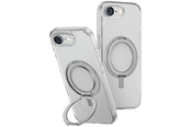 Handys - Cover & Cases - UNIQ Swivix 360 Rotating Kickstand Case for iPhone 16e - Transparent - 8886463692530