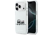 Handys - Cover & Cases - Karl Lagerfeld IML Karl & Choupette Peekaboo Logo MagSafe Case for iPhone 17 Pro - White - 3666339607333