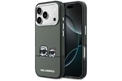 Handys - Cover & Cases - Karl Lagerfeld IML Karl & Choupette Peekaboo Logo MagSafe Case for iPhone 17 Pro - Black - 3666339607173