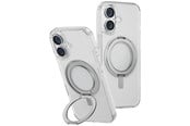 Handys - Cover & Cases - UNIQ Swivix 360 Rotating Kickstand Case for iPhone 16 Plus - Transparent - 8886463691991