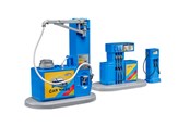 Spielzeugauto - Bruder Tilbehør: Tankstation ladestation og bilvask - BR62113