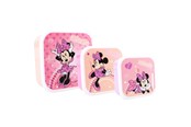 Schul-Zubehör - Minnie Mouse Snack box (3in1)  Fresh Bites - 799-00302