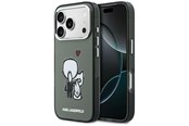 Handys - Cover & Cases - Karl Lagerfeld Karl & Choupette Back MagSafe Case for iPhone 17 Pro - Black - 3666339607494