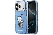 Handys - Cover & Cases - Karl Lagerfeld Karl & Choupette Back MagSafe Case for iPhone 17 Pro - Blue - 3666339607814