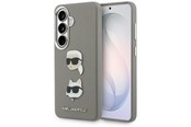 Handys - Cover & Cases - Karl Lagerfeld Saffiano Double Heads Metal case for Samsung Galaxy S26 - silver - 3666339612344