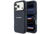 Handys - Cover & Cases - Karl Lagerfeld Monogram Logo MagSafe Case for iPhone 17 Pro - Blue - 3666339609092