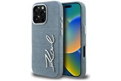 Handys - Cover & Cases - Karl Lagerfeld FW Jeans Signature Logo iPhone 16 Pro Case - Blue - 3666339458645
