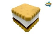 Kleine Mitbringsel für Kinder - Trend Toys Jumbo Squeeze Sandwichkeks 10cm CDU - 201108