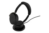 Kopfhörer/Headsets - Jabra Evolve3 65 Flex MS - USB-A with Dongle - Black (Incl. Wireless Charging Pad) - 36699-999-989
