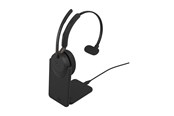Kopfhörer/Headsets - Jabra Evolve3 65 MS - USB-C with Dongle - Mono (Incl. Charging Stand) - 36599-899-889