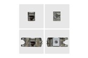 Netzwerkzubehör - StarTech.com Startech keystone jack - shielded 180° toolless - TAA Compliant - C6AKEYTLSTP18010PK