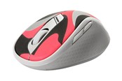 Maus - RAPOO M500 Silent - mouse - 2.4 GHz Bluetooth 4.0 Bluetooth 3.0 - red - Maus (Grau) - 18111