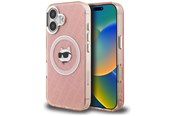 Handys - Cover & Cases - Karl Lagerfeld IML Choupette Head Logo MagSafe iPhone 16 Case - Pink - 3666339459703