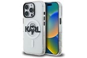 Handys - Cover & Cases - Karl Lagerfeld IML Karl Sketch Logo MagSafe Case for iPhone 16 Pro Max - Clear - 3666339461171