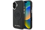 Handys - Cover & Cases - Karl Lagerfeld Initial & Metal Logo MagSafe Case for iPhone 16 - Black - 3666339456467