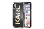 Handys - Cover & Cases - Karl Lagerfeld Karl Logo Glitter iPhone X/Xs Case - Black - 3700740444047
